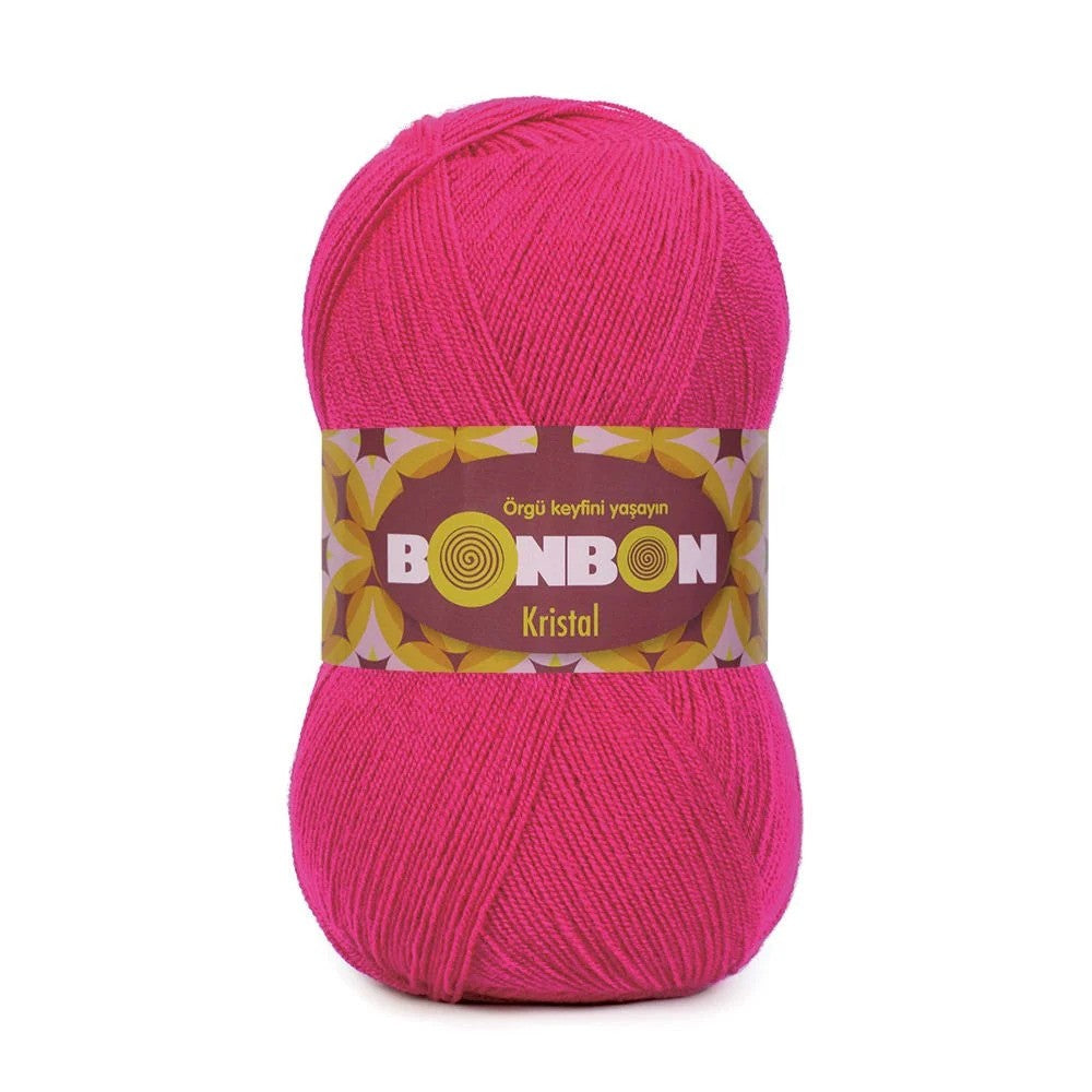 Bonbon kristal yarn, crochet and knitting fiber yarn, hobbyshopy