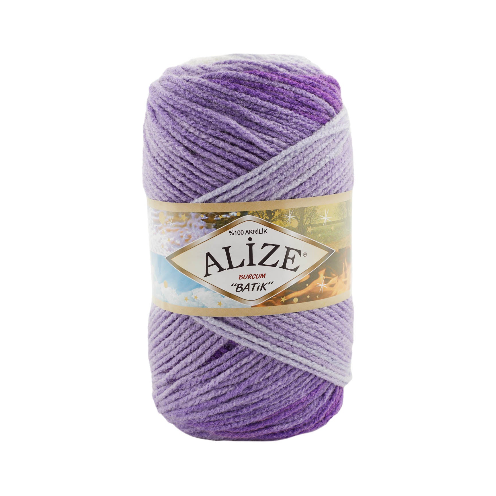 Alize Burcum Batik Hand knitting, crochet yarn, multicolor, hobby shopy