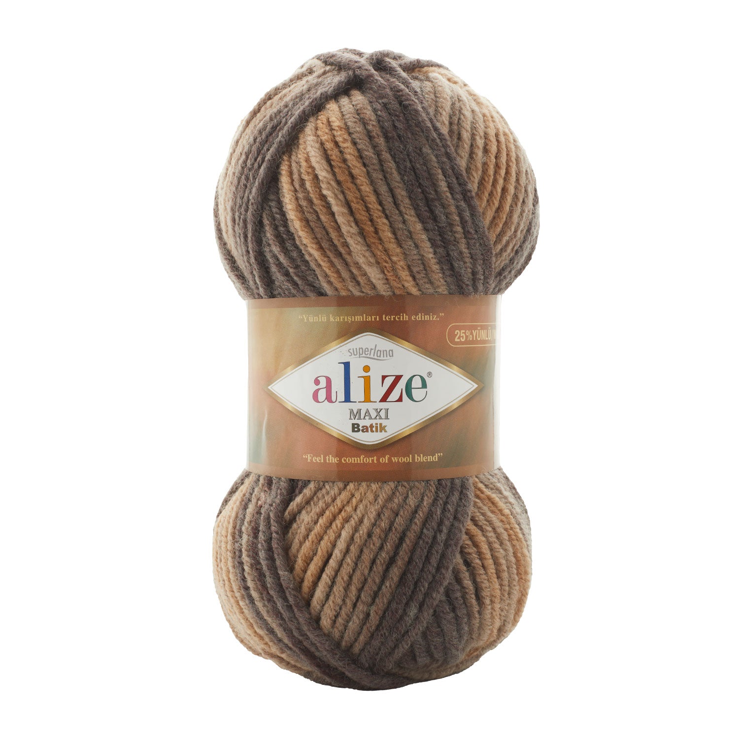 Alize Superlana Maxi Batik Yarn, Wool Hand Knitting, crochet, hilo, hobbyshopy