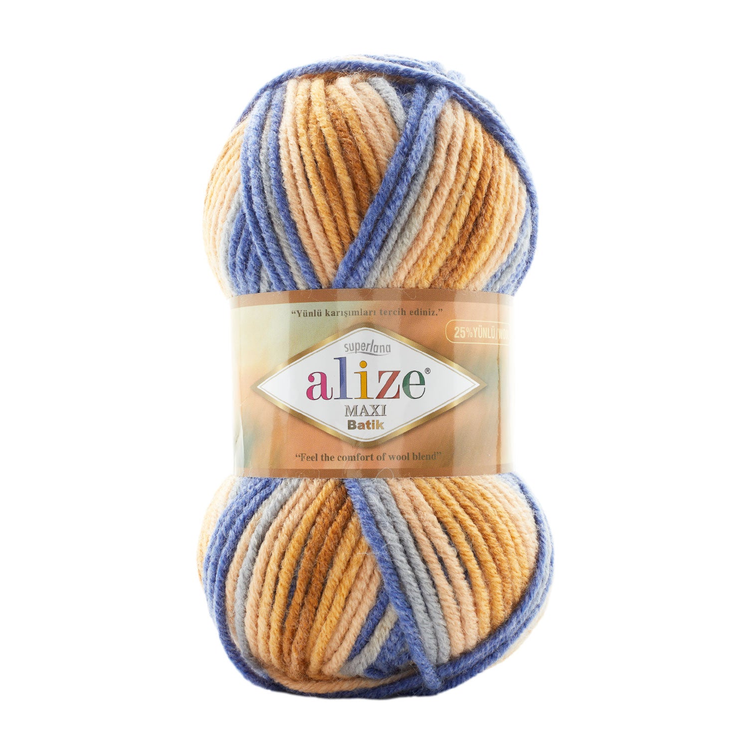 Alize Superlana Maxi Batik Yarn, Wool Hand Knitting, crochet, hilo, hobbyshopy