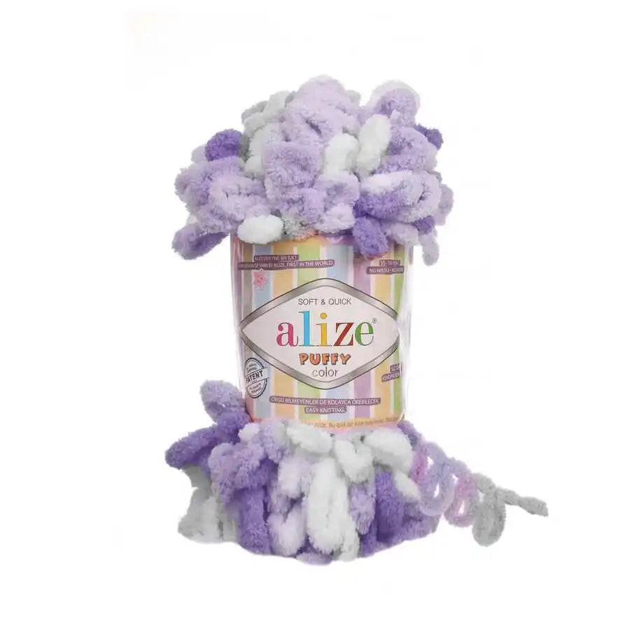 Alize Puffy Color Yarn Finger Knitting Amigurumi