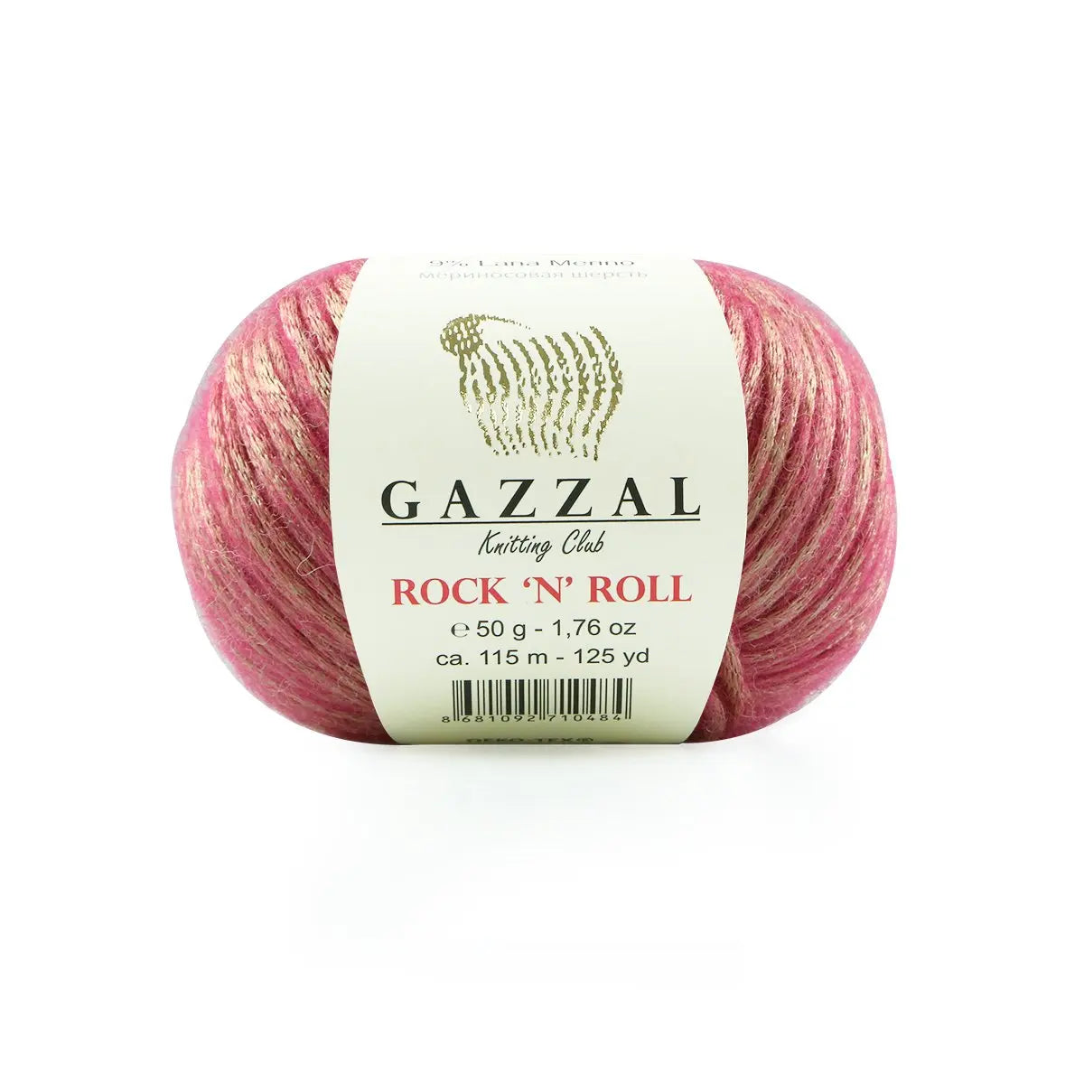 Gazzal Rock N Roll Hand knitting yarn, glittier