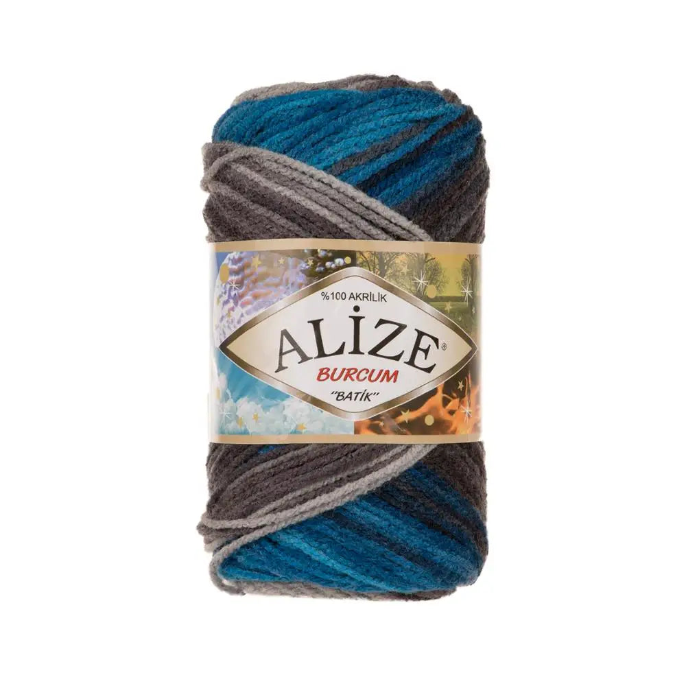 Alize Burcum Batik Hand knitting, crochet yarn, multicolor, hobby shopy