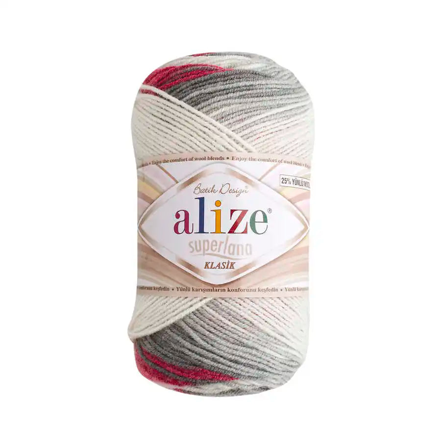 Alize Superlana Klasik Batik Yarn, Crochet, knitting, hobbyshopy