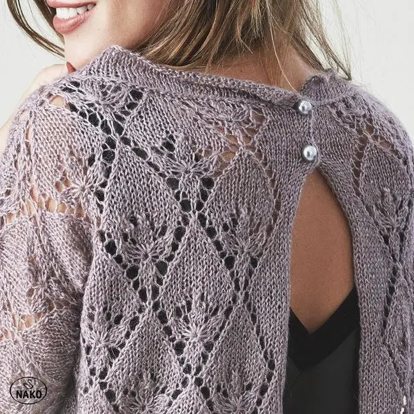 Nako Angora Luks simli, glitter, crochet knit yarn, Hobby Shopy