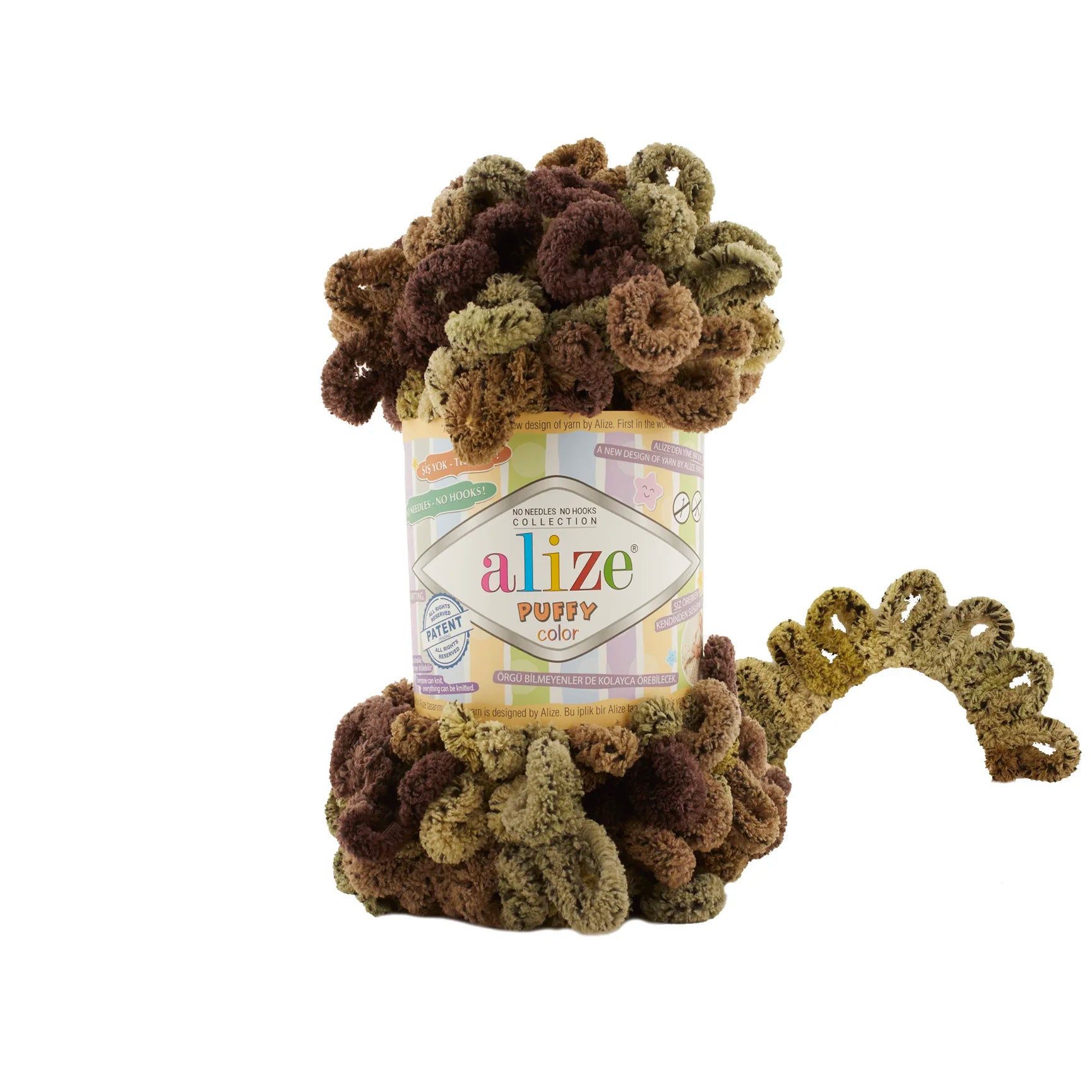 Alize Puffy Color Yarn Finger Knitting Amigurumi