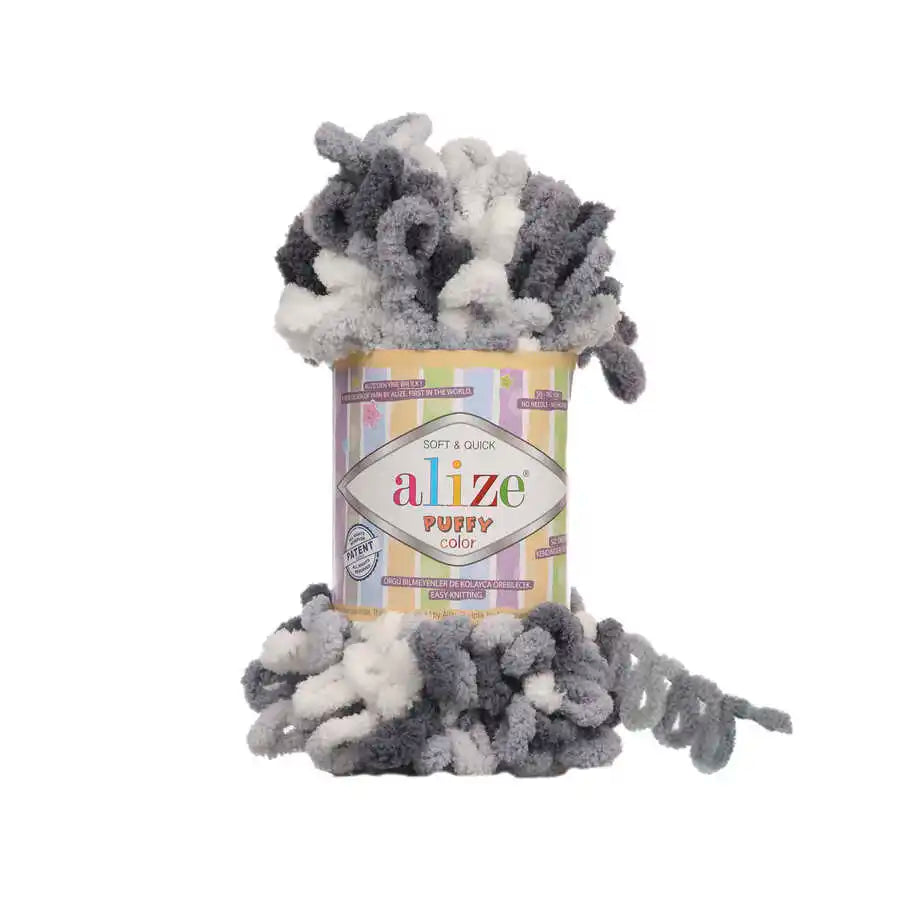 Alize Puffy Color Yarn Finger Knitting Amigurumi