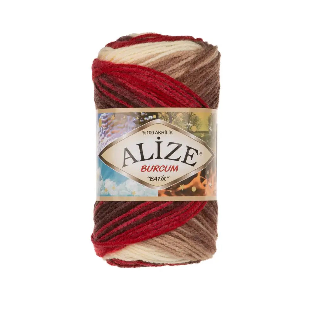 Alize Burcum Batik Hand knitting, crochet yarn, multicolor, hobby shopy