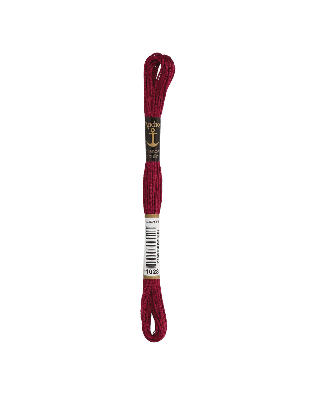 Anchor Mouline embroidery floss color 1028, 100% cotton 8 m 6-strand thread