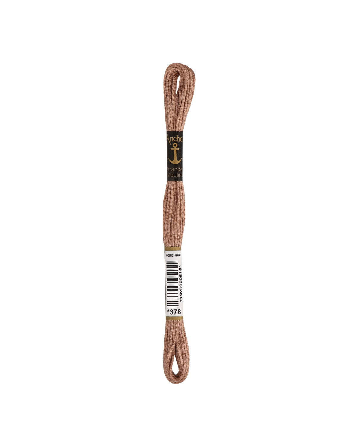 Anchor Mouline embroidery floss color 378, 100% cotton 8 m 6-strand thread