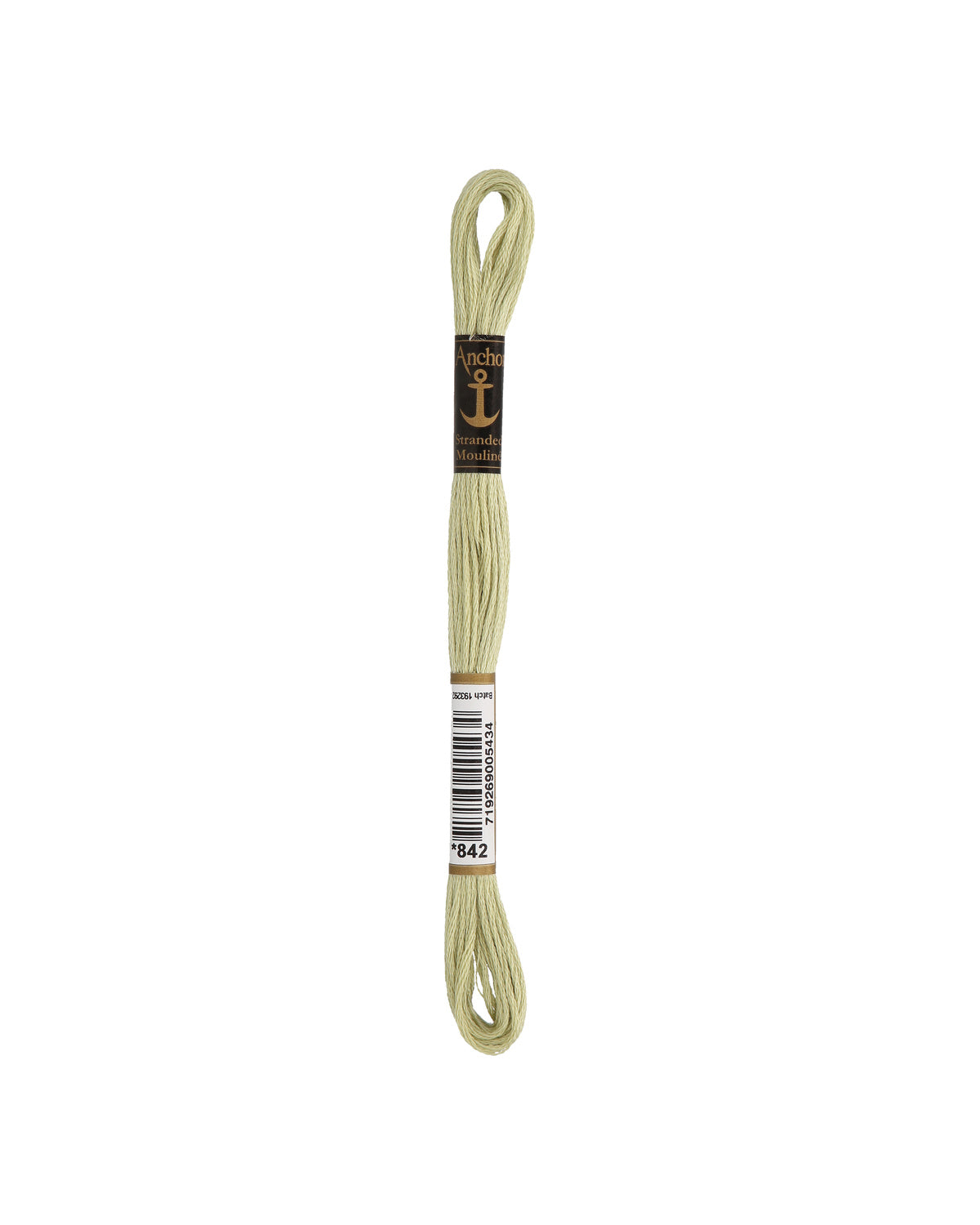 Anchor Mouline embroidery floss color 842, 100% cotton 8 m 6-strand thread