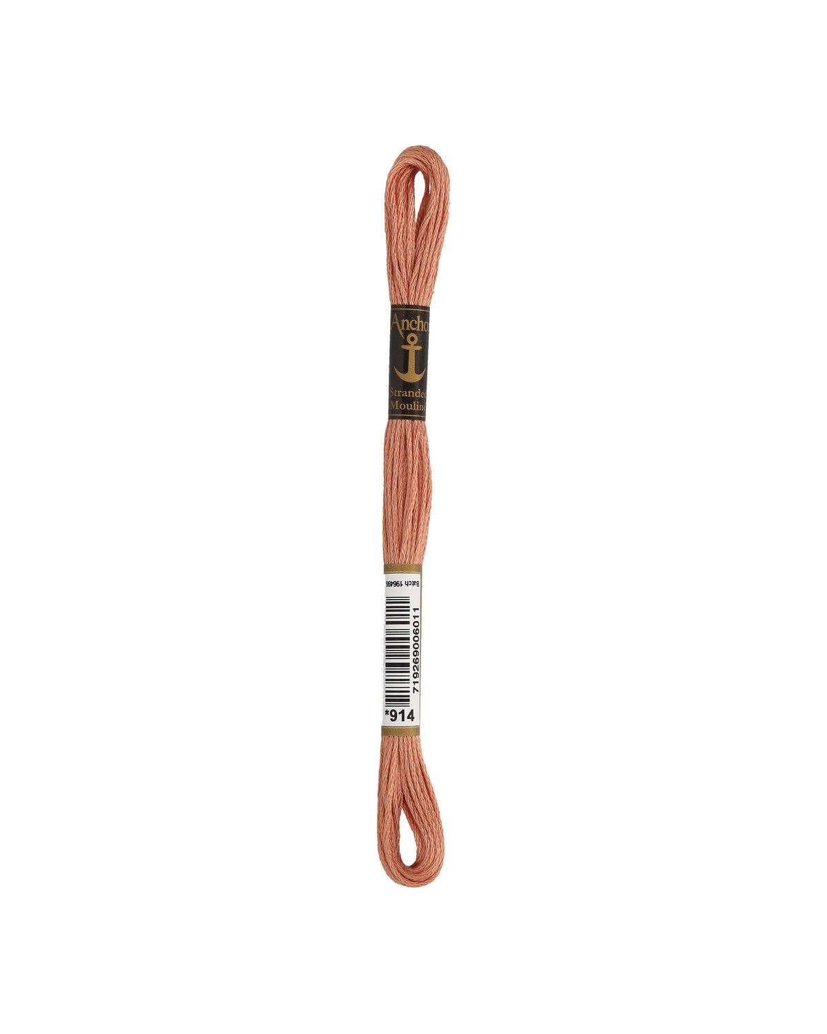 Anchor Mouline embroidery floss color 914, 100% cotton 8 m 6-strand thread