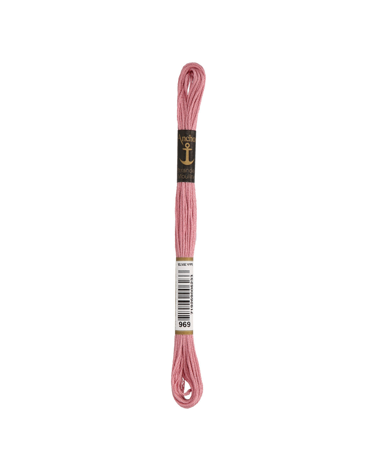 Anchor Mouline embroidery floss color 969, 100% cotton 8 m 6-strand thread