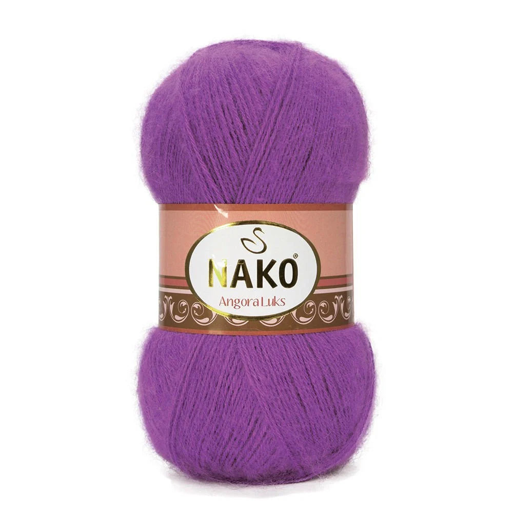 Nako Angora Luks Hand Knitting, Crochet Wool Yarn, Hobbyshopy