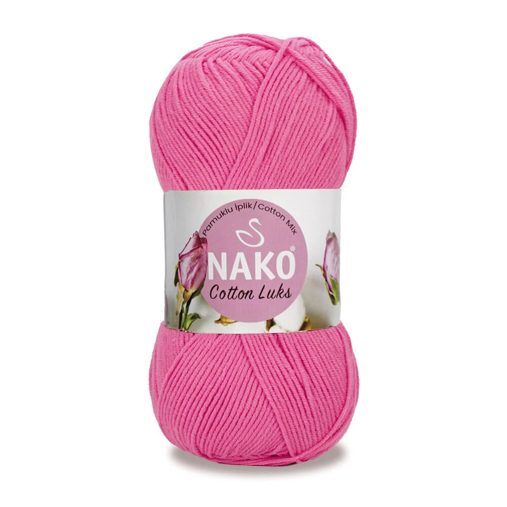 Nako Cotton Luks, cotton yarn, hand knitting, crochet, amigrumi