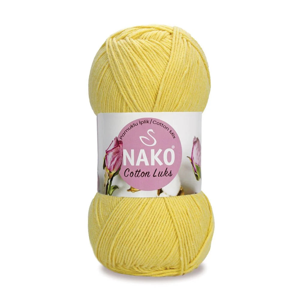 Nako Cotton Luks, cotton yarn, hand knitting, crochet, amigrumi