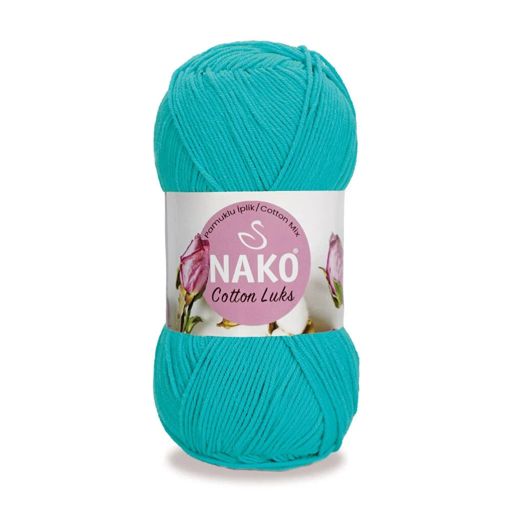 Nako Cotton Luks, cotton yarn, hand knitting, crochet, amigrumi