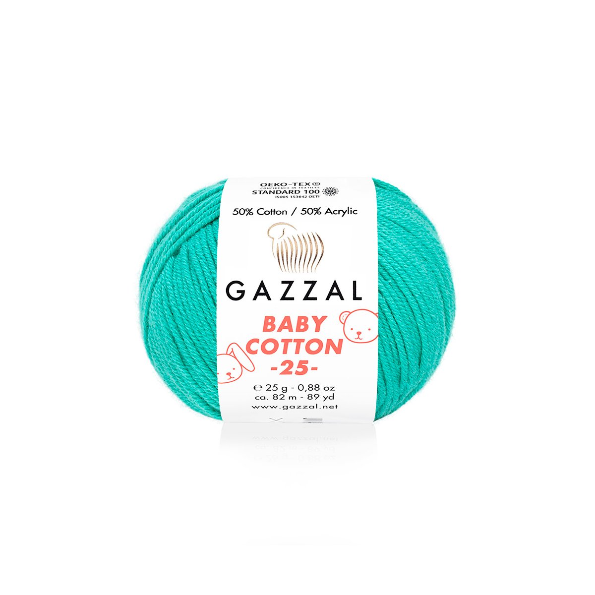 Gazzal Baby Cotton 25 Cotton Yarn, Hand knitting, Crochet, Hobbyshopy