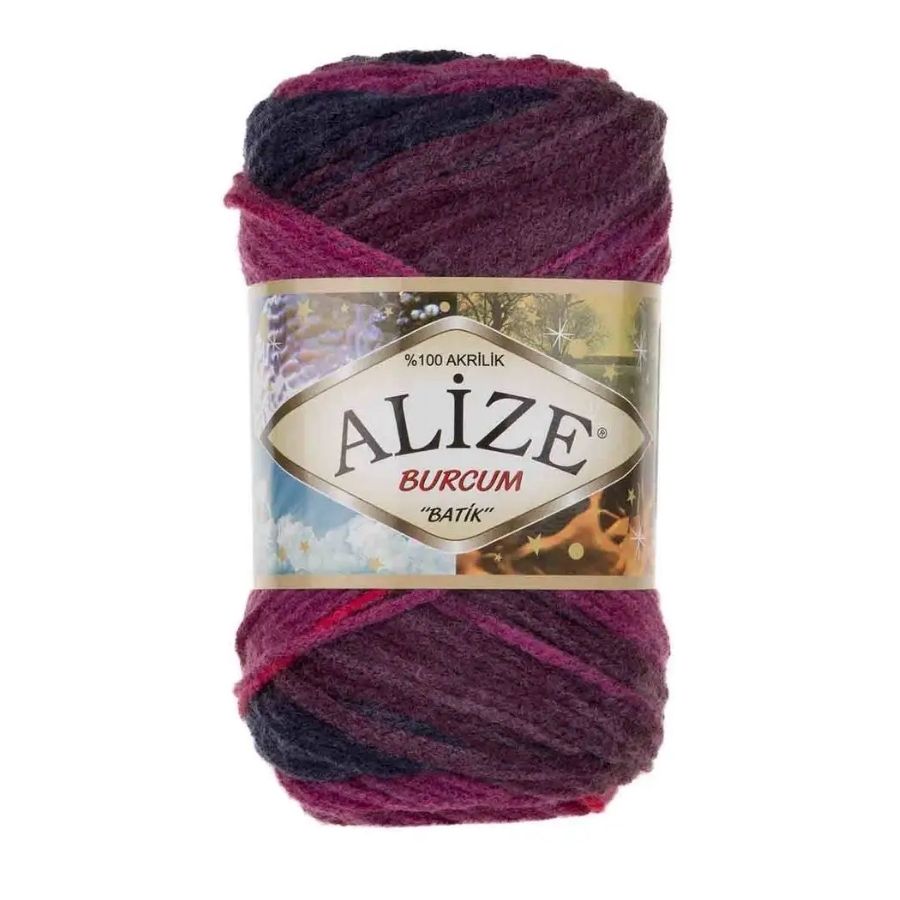 Alize Burcum Batik Hand knitting, crochet yarn, multicolor, hobby shopy