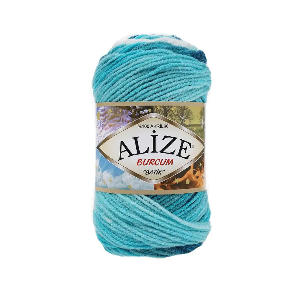 Alize Burcum Batik Hand knitting, crochet yarn, multicolor, hobby shopy