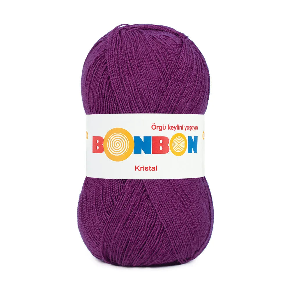 Bonbon kristal yarn, crochet and knitting fiber yarn, hobbyshopy