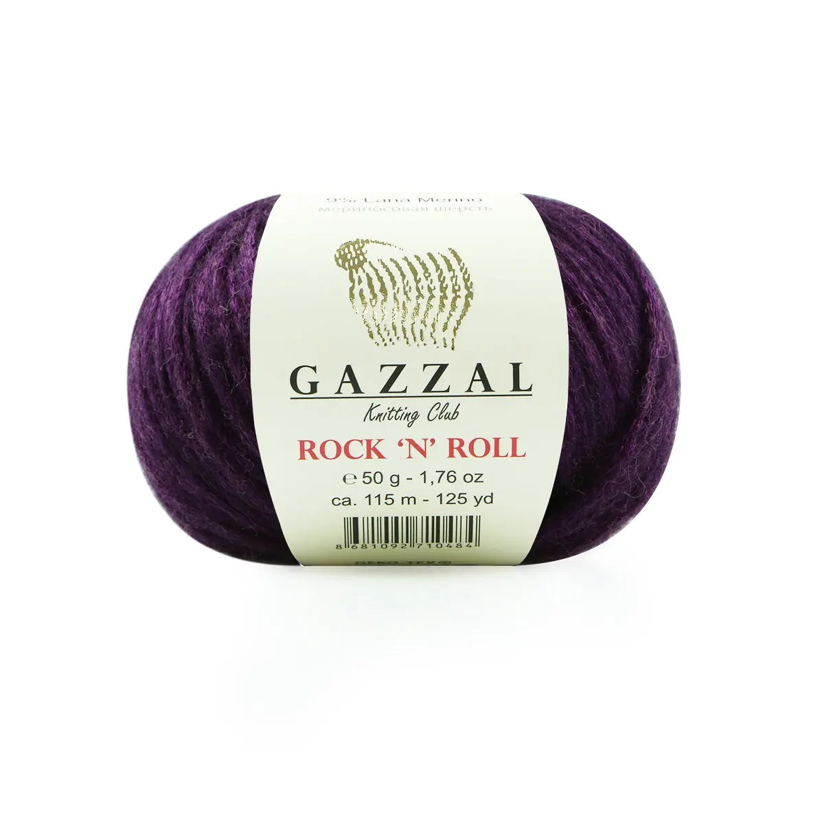 Gazzal Rock N Roll Hand knitting yarn, glittier