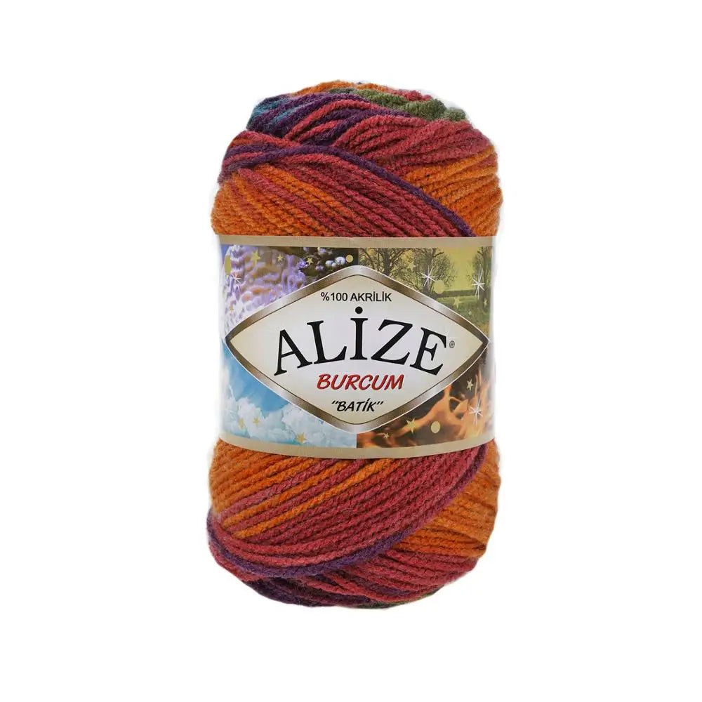 Alize Burcum Batik Hand knitting, crochet yarn, multicolor, hobby shopy