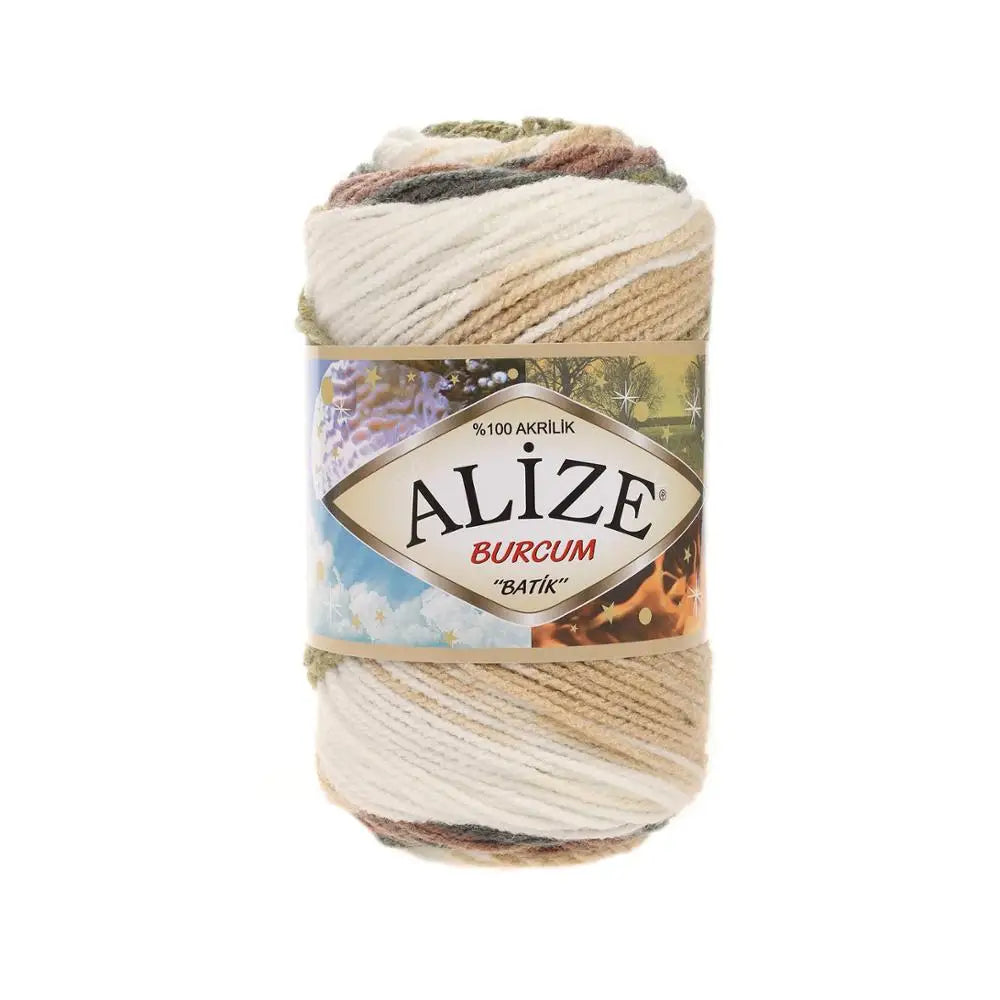 Alize Burcum Batik Hand knitting, crochet yarn, multicolor, hobby shopy