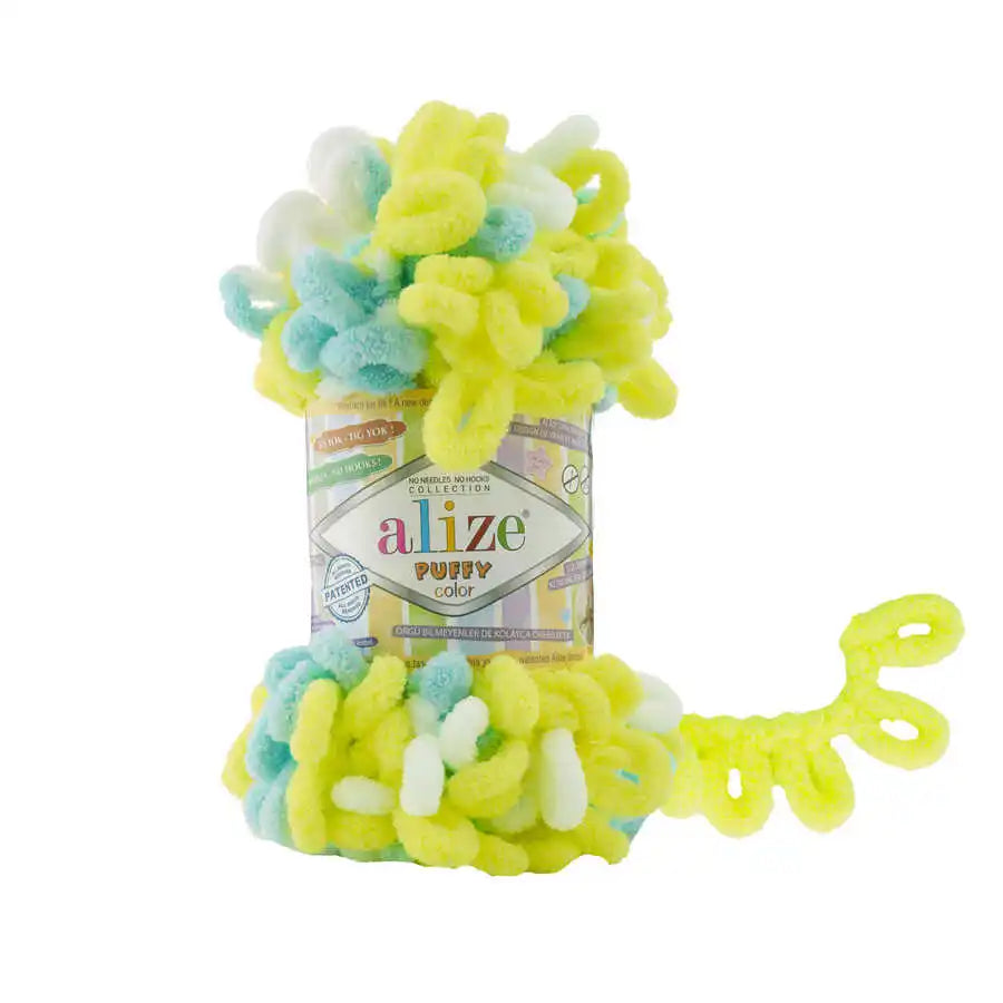 Alize Puffy Color Yarn Finger Knitting Amigurumi