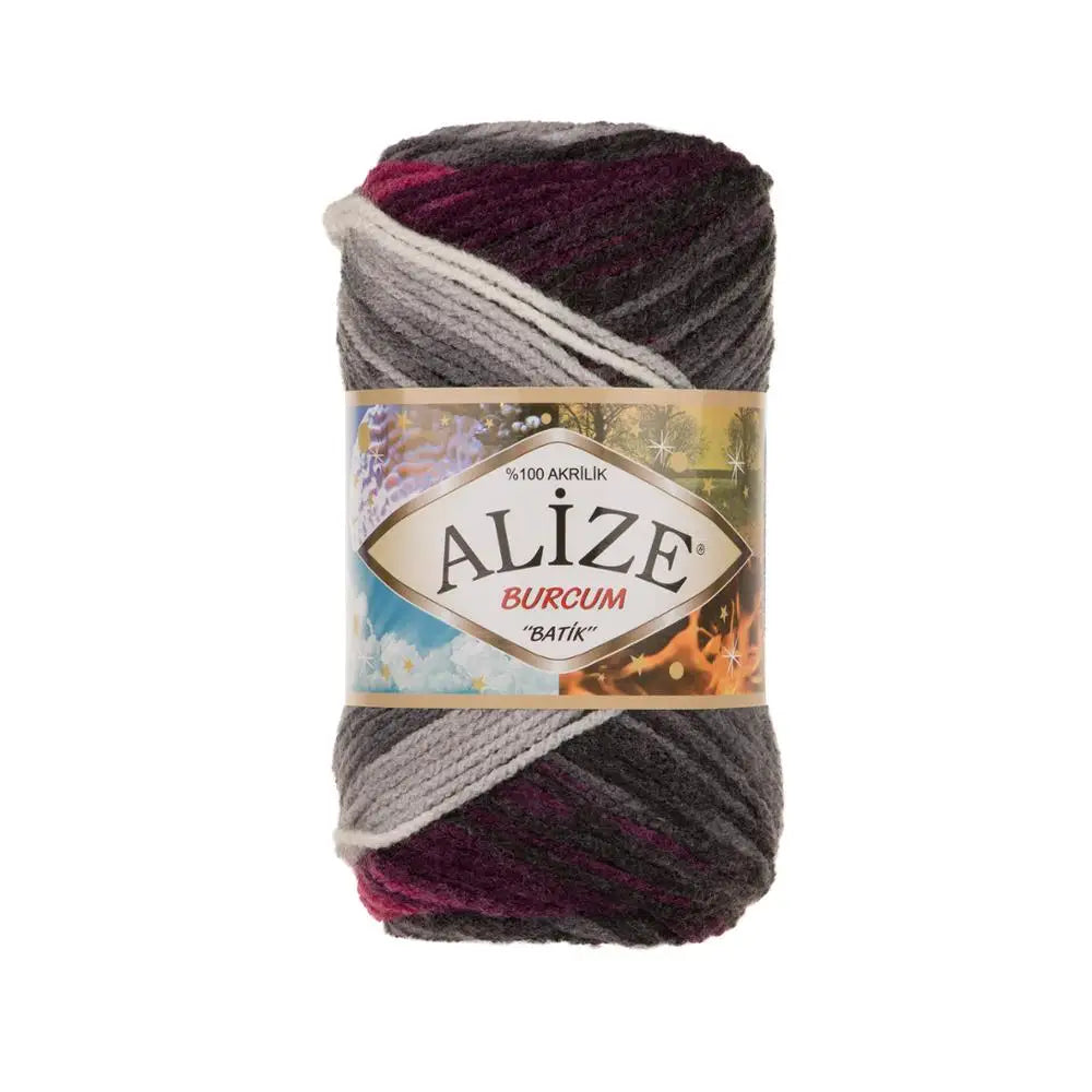 Alize Burcum Batik Hand knitting, crochet yarn, multicolor, hobby shopy