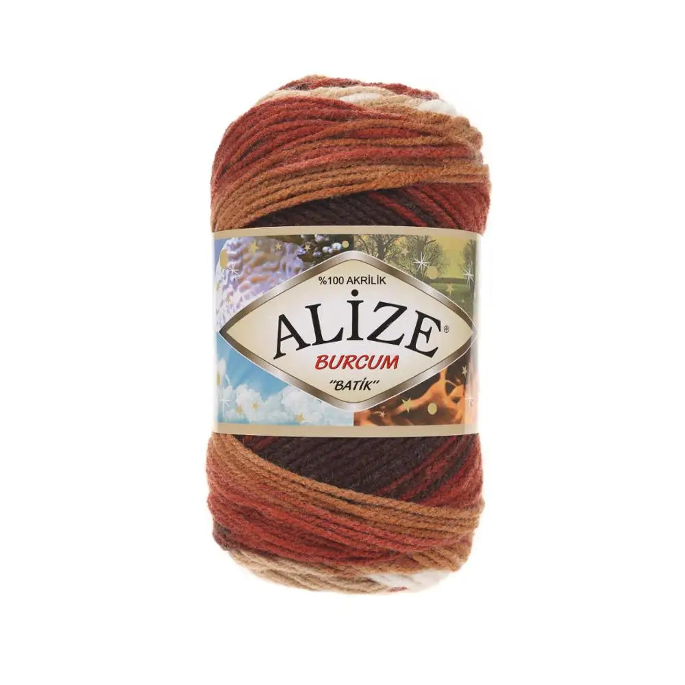 Alize Burcum Batik Hand knitting, crochet yarn, multicolor, hobby shopy