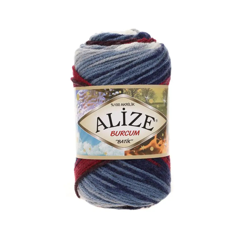 Alize Burcum Batik Hand knitting, crochet yarn, multicolor, hobby shopy