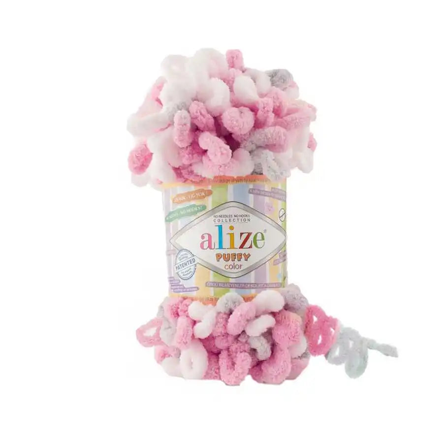 Alize Puffy Color Yarn Finger Knitting Amigurumi