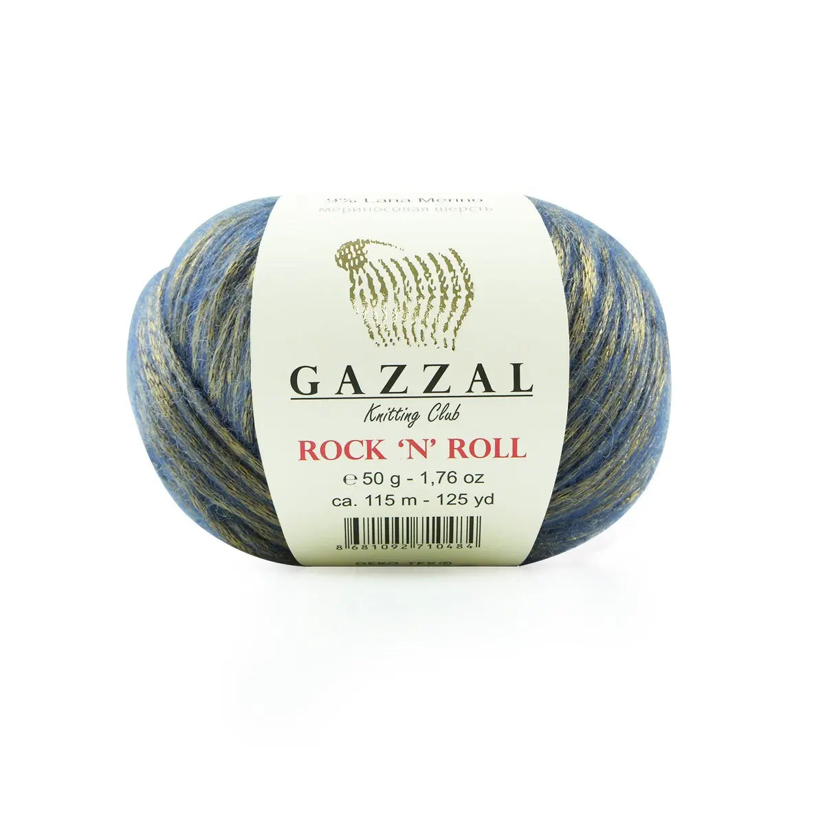 Gazzal Rock N Roll Hand knitting yarn, glittier