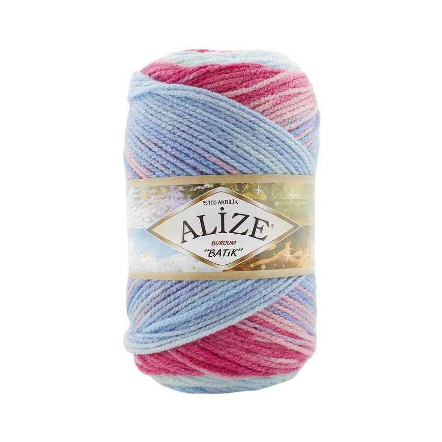 Alize Burcum Batik Hand knitting, crochet yarn, multicolor, hobby shopy