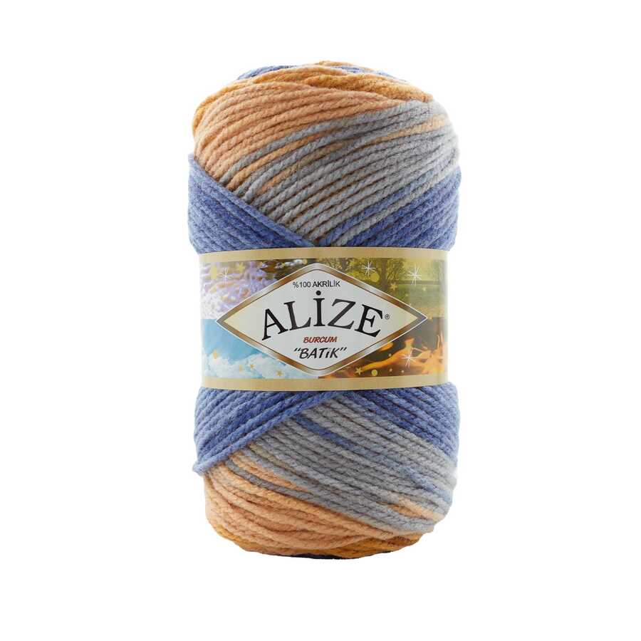 Alize Burcum Batik Hand knitting, crochet yarn, multicolor, hobby shopy