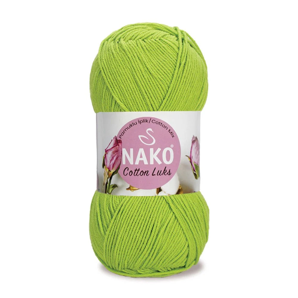 Nako Cotton Luks, cotton yarn, hand knitting, crochet, amigrumi