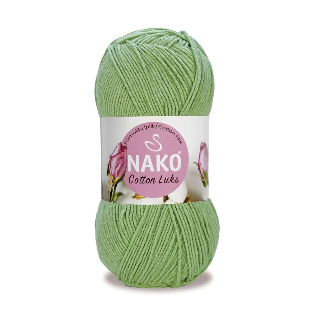 Nako Cotton Luks, cotton yarn, hand knitting, crochet, amigrumi