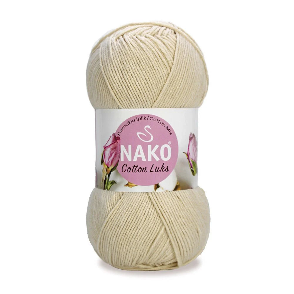 Nako Cotton Luks, cotton yarn, hand knitting, crochet, amigrumi